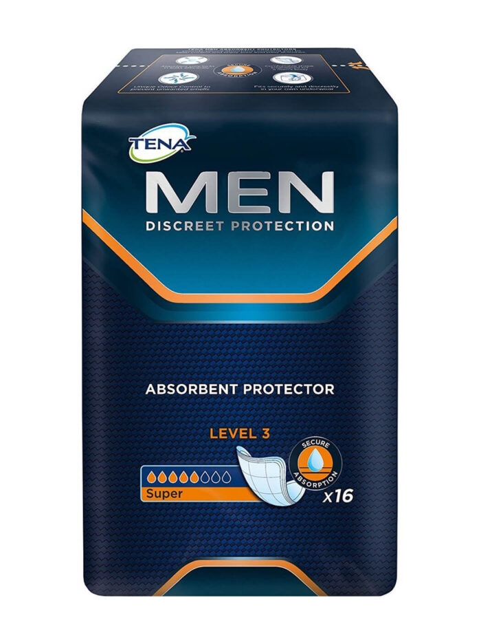 Tena Men Protector level 3 Επιθέματα ακράτειας ειδικά για άνδρες (16 τεμάχια)