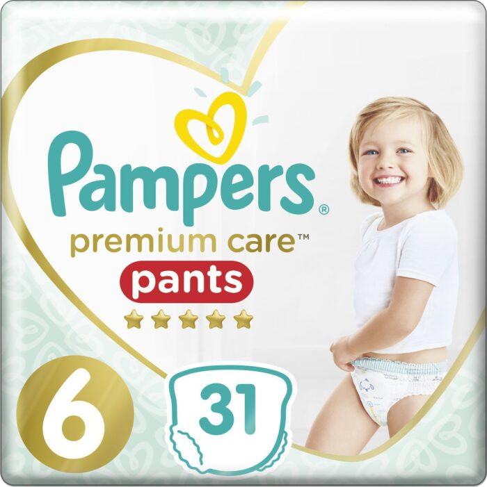 Pampers Premium Care Pants Jumbo Pack (31τεμ) Νo6 (15+kg)