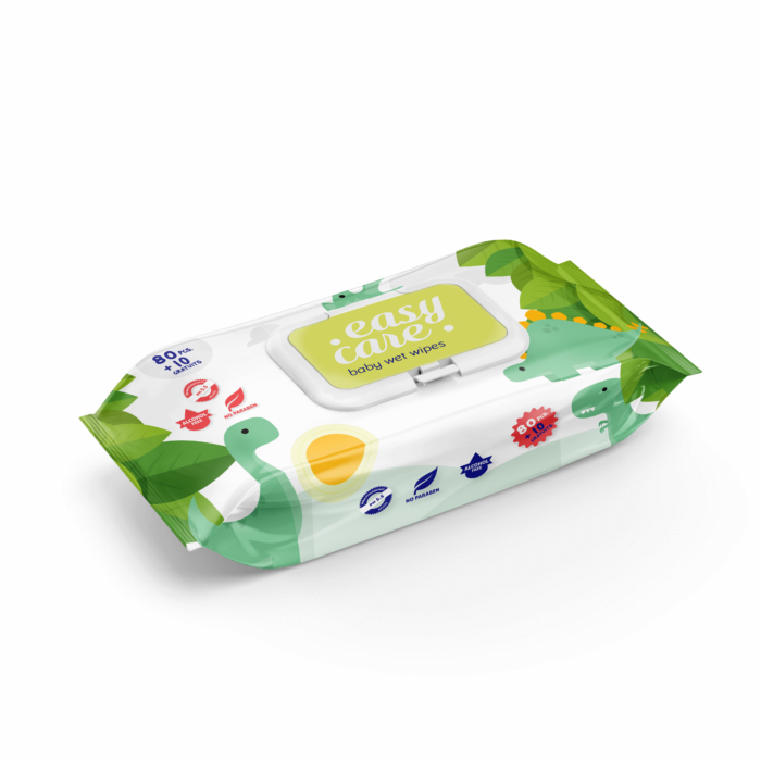 EasyBaby Mωρομάντηλα 1 x 90 τεμαχίων με καπάκι