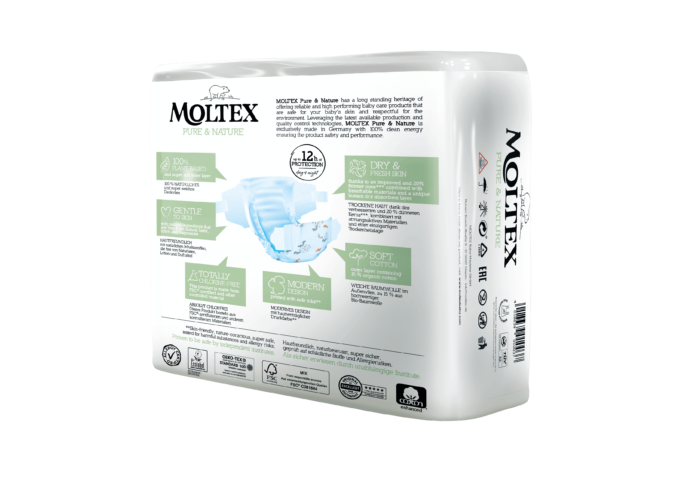Moltex pure & nature midi no3 4-9kg 33 τεμαχίων - 4