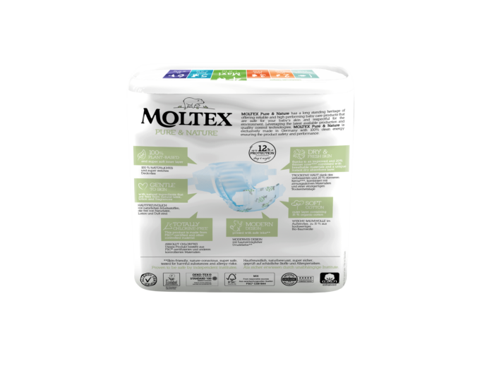 Moltex pure & nature maxi no4 7-18kg 29 τεμαχίων - 4