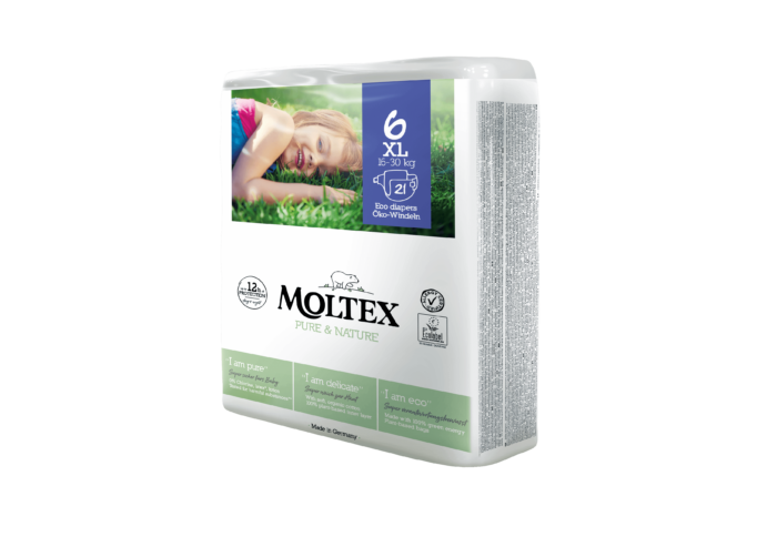 Moltex pure & nature XL no6 16-30kg 21 τεμαχίων
