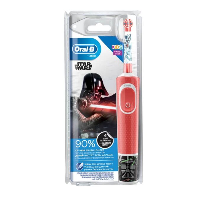 132ef701eabcd7e64ec31aaeda879f07 Oral-B Vitality Kids Παιδική Ηλεκτρική Οδοντρόβουρτσα Star Wars 3Ετών+ 1τμχ