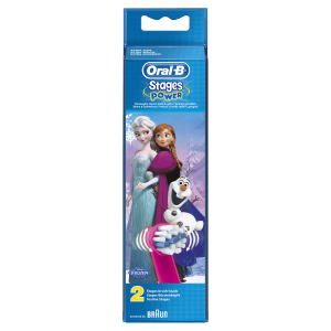 ORALB STAGES POWER KIDS FROZEN ΑΝΤΑΛΛΑΚΤΙΚΑ ΠΑΙΔΙΚΗΣ ΗΛΕΚΤΡΙΚΗΣ ΟΔΟΝΤΟΒΟΥΡΤΣΑΣ, 2 ΤΕΜΑΧΙΑ