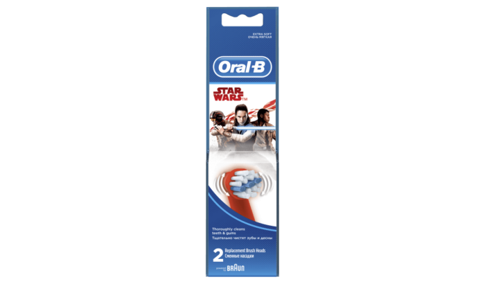 ORAL B STAGES POWER STAR WARS ΑΝΤΑΛΛΑΚΤΙΚΑ ΠΑΙΔΙΚΗΣ ΗΛΕΚΤΡΙΚΗΣ ΟΔΟΝΤΟΒΟΥΡΤΣΑΣ, 2 ΤΕΜΑΧΙΑ