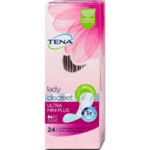 Tena Lady Discreet Ultra Mini Plus Σερβιέτακια για Ελαφριά Ακράτεια, 24 τεμάχια