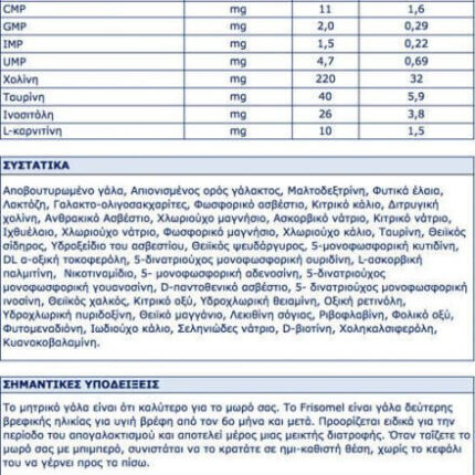 NOYNOY Frisomel No2, Βρεφικό Γάλα από τον 6ο μήνα 400gr