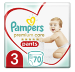 Pampers Premium Care Pants Mega Pack (70τεμ) Νo3 (6-11kg)