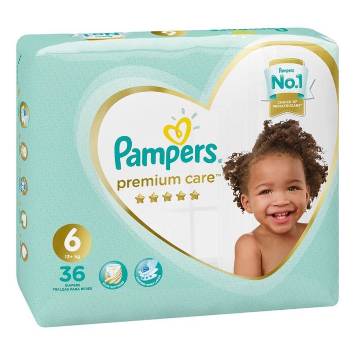 Pampers Premium Care Νo6 (13+kg) 36ΤΜΧ - 4