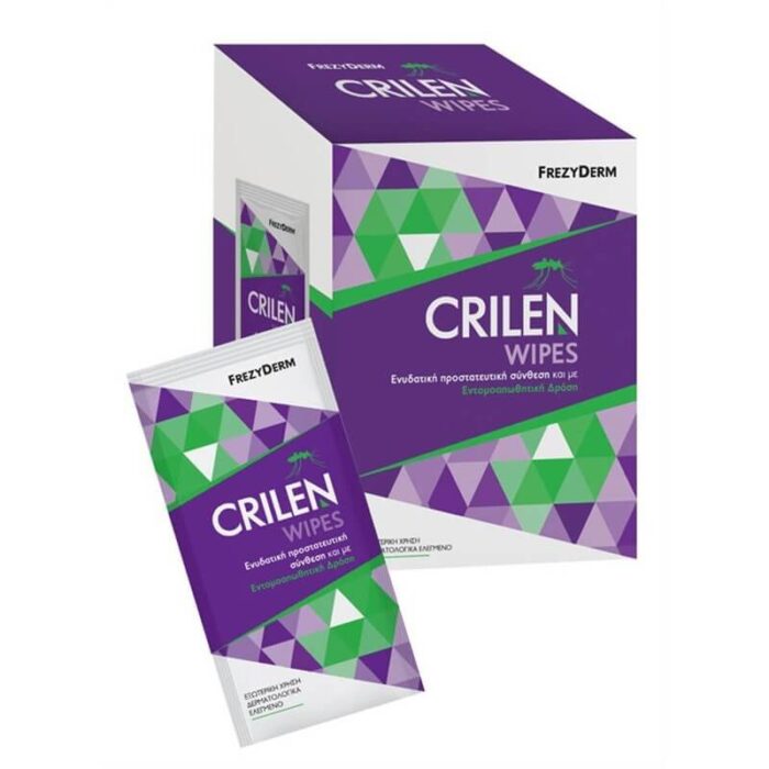 Frezyderm – Crilen Wipes Εντομοαπωθητικά Μαντηλάκια 20 τεμάχια
