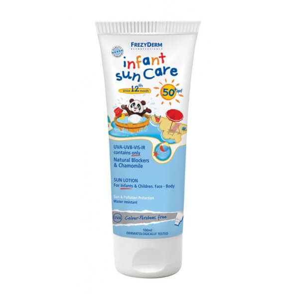 rezyderm Infant Sun Care SPF50+ Αντηλιακό Γαλάκτωμα για Νήπια & Παιδιά από τον 12ο μήνα, 100ml Frezyderm Infant Sun Care SPF50+ Αντιηλιακό Γαλάκτωμα για Νήπια από τον 12ο μήνα, 100ml