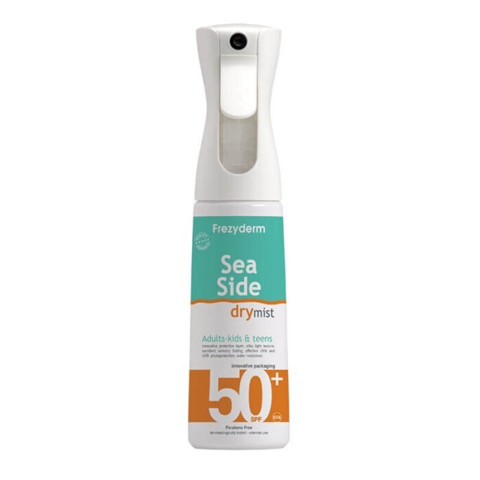 Frezyderm Sea Side Dry Mist SPF50+ Αντηλιακό Spray Σώματος Πολύ Υψηλής Προστασίας, 300ml Frezyderm Sea Side Dry Mist SPF50+ Αντηλιακό Spray Σώματος Πολύ Υψηλής Προστασίας, 300ml