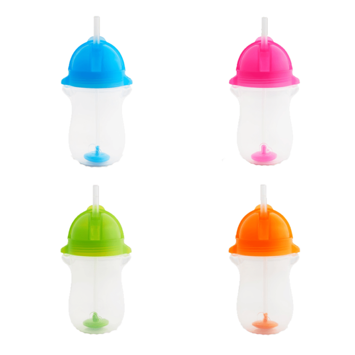 Munchkin Ποτήρι Με Καλαμάκι Και Βαρίδι Πράσινο 296ml 12+μηνών - 1