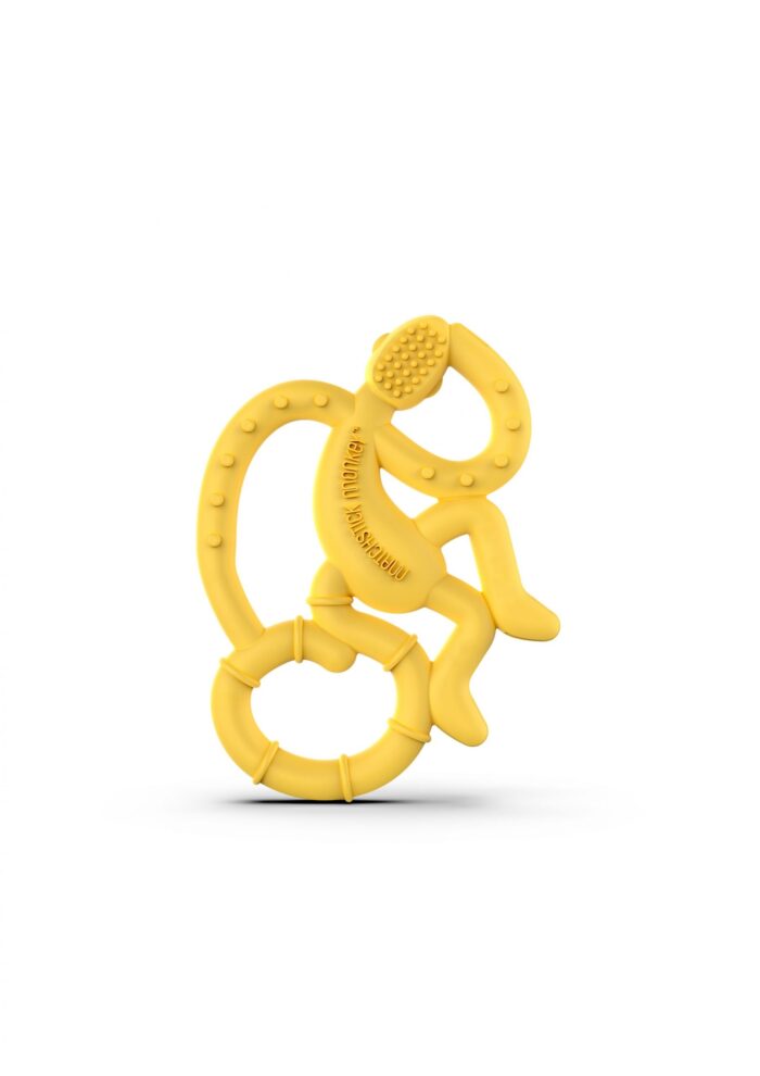 Matchstick Monkey Mini Monkey Teether Yellow   CODE: 240306 /EAN 0659436975644 - 1