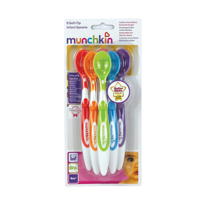 Munchkin Μαχαιροπήρουνα 6 SOFT TIP SPOONS - 2
