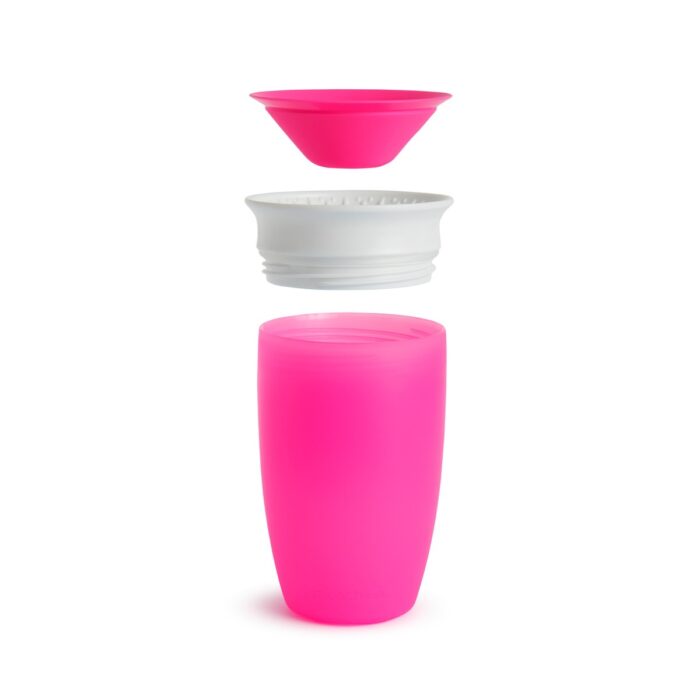 Munchkin MIRACLE 360 SIPPY CUP 296ML PINK - 1