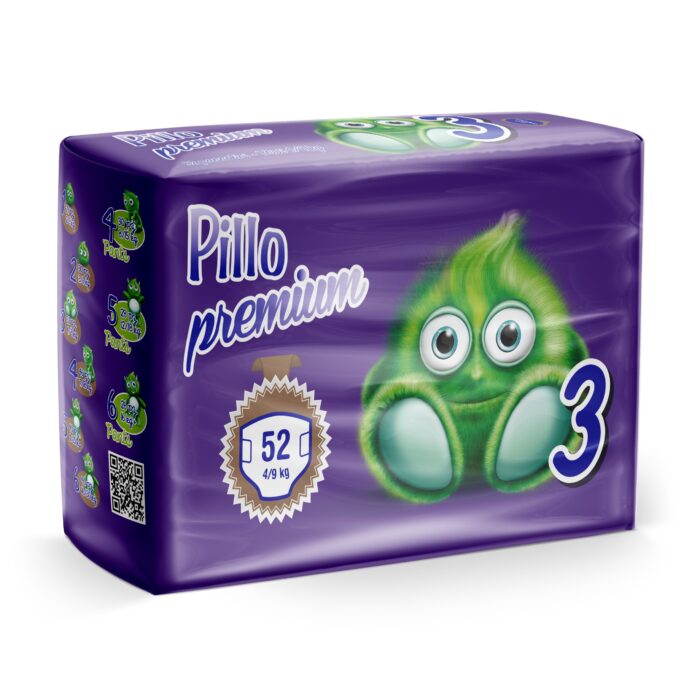 Pillo Dryway Premium Midi No3 52τμχ (6-10kg) 8008195001248 - 4