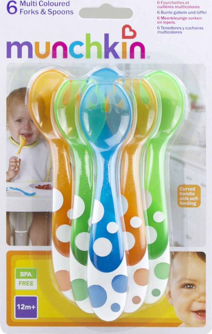 Munchkin Βρεφικό Σετ με Πιρούνι από Πλαστικό για 12+ μηνών 6τμχ - 1