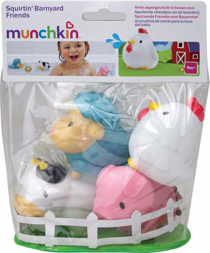 Munchkin Squirtin' Barnyard Friends 4pcs - 6