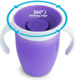 Munchkin Miracle 360° Trainer Cup Purple 207ml - 3