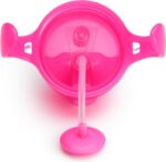 Munchkin Κύπελλο με Καλαμάκι Click Lock Pink 207ml, 6m+ - 4