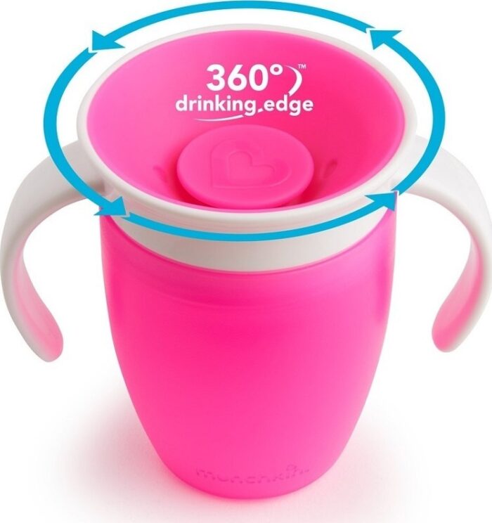 Munchkin Miracle 360° Trainer Cup Fuchsia 207ml - 4