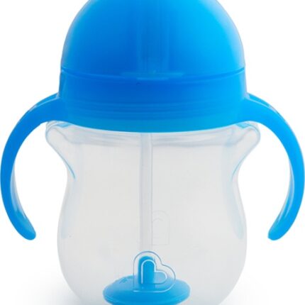 Munchkin Κύπελλο με Καλαμάκι Click Lock Blue 207ml, 6m+