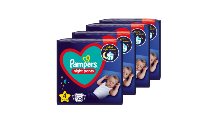 Untitled design (4) Pampers Night Pants No4 4X25 VP=100 Monthly Pack