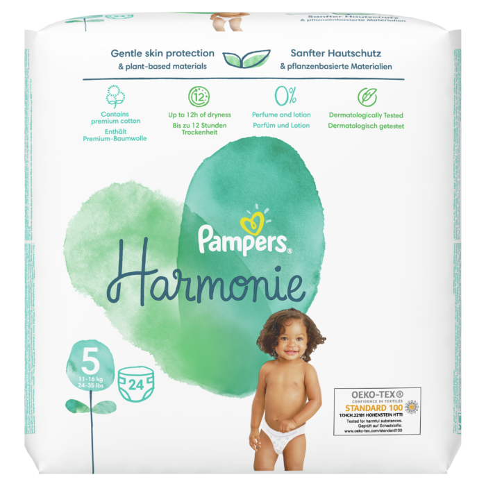 Pampers Harmonie No. 5 για 11-16kg 24τμχ - 5