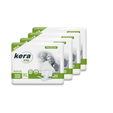 Πανες ακρατειας Kera Slip XLarge Maxi (Νυχτος)  4X20 80τεμαχια
