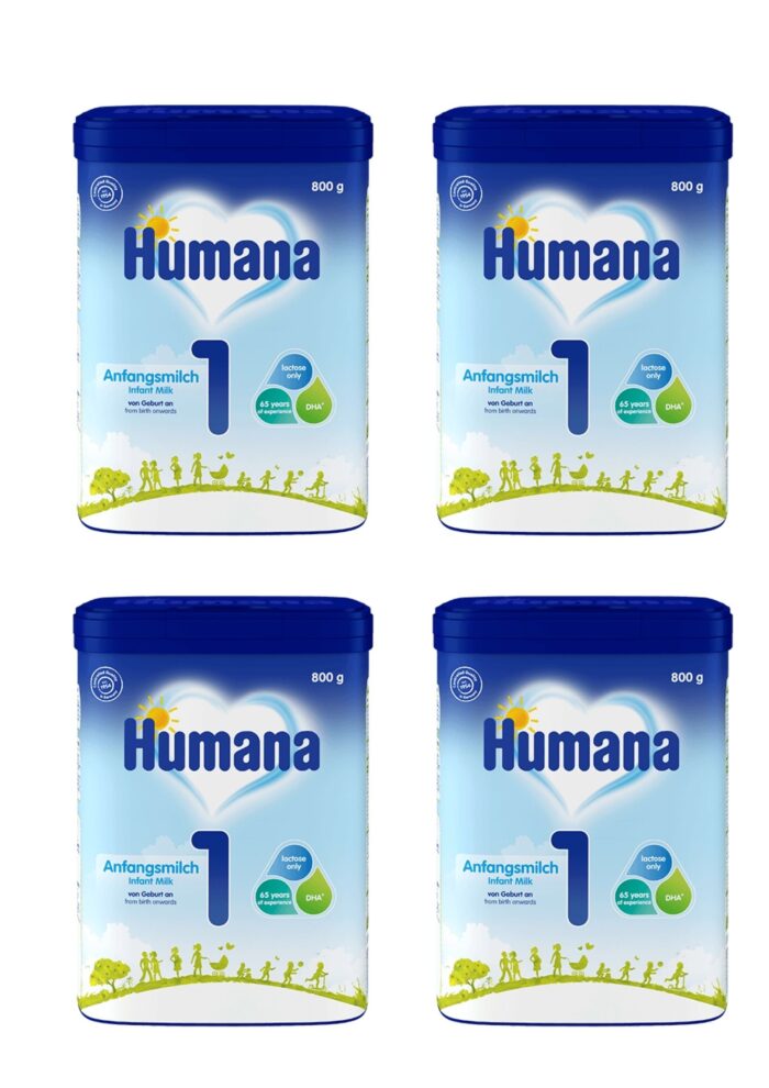 Humana 1 Βρεφικό Γάλα έως τον 6ο μήνα 800gr MONTHLY