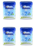 Humana 2 γάλα 2ης βρεφικής ηλικίας, μετά τον 6ο μήνα, 800gr ( NEO - MY PACK) MONTHLY x4