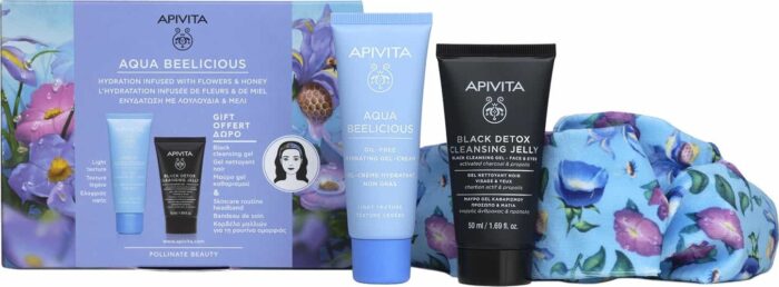 Apivita Aqua Beelicious Oil-Free Σετ Περιποίησης Ταξιδίου με Κρέμα Προσώπου