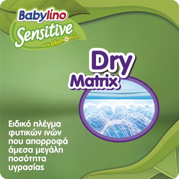 Babylino Sensitive Cotton Soft Πάνες με Αυτοκόλλητο No. 1 για 2-5kg 156τμχ - 2