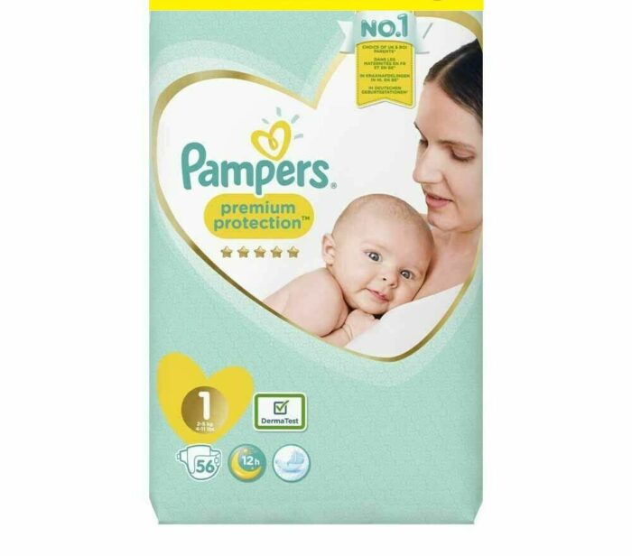 Pampers Premium Care Protection No1 Newborn 2-5 kg 1x56τμχ