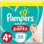 Pampers Baby-Dry Pants No4 (9-13kg) 35 τεμάχια