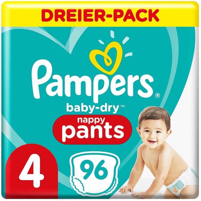 Pampers Baby-Dry Pants No4 (9-13kg) 96TMX