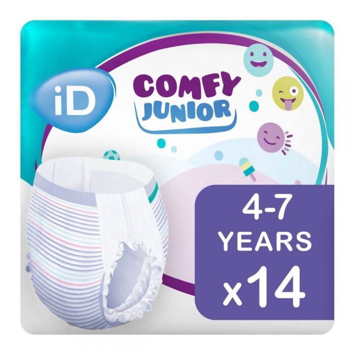 iD Comfy Junior 4-7 Years Pants τεμάχια – Παιδικές πάνες βρακάκι 4 - 7 ετών (17kg-27kg)