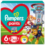 Πάνες Pampers Pants Paw Patrol – limited edition Νο6 (14-19kg) 60τεμ