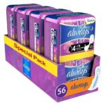 ALWAYS Platinum 4 Secure Night Σερβιέτες με Φτερά Νυκτός Μέγεθος 4 56 Τεμάχια - 1