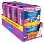 ALWAYS Ultra Platinum Νight Σερβιέτες με Φτερά για Κανονική Ροή Μέγεθος 3 64 Τεμάχια - 1