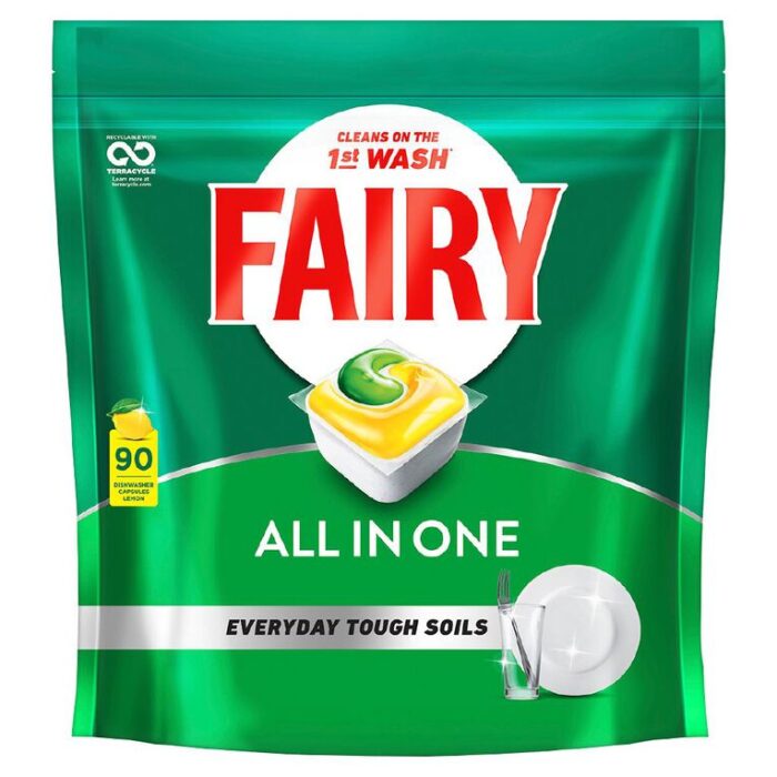 Fairy Original All In One Plus Κάψουλες Πλυντηρίου Πιάτων 90τμχ
