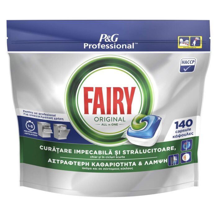 Fairy Original Caps Regular 140 Κάψουλες Πλυντηρίου Πιάτων