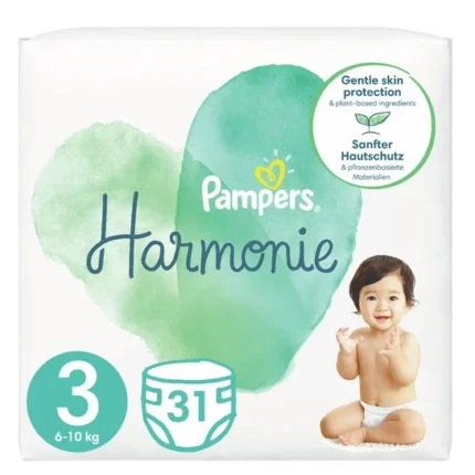 Pampers Harmonie Νο 3 (6kg-10kg) Πάνες 31Τμχ.