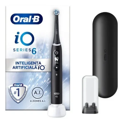 Oral-B iO Series 6 Magnetic Black Lava - Ηλεκτρική Οδοντόβουρτσα 1τμχ.