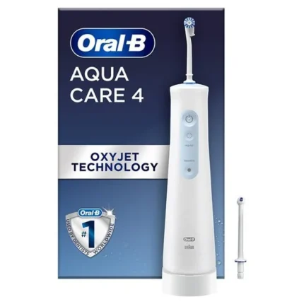 Oral-B Aquacare 4 Oxyjet ,Ηλεκτρική Οδοντόβουρτσα με Καινοτόμο Σύστημα Καθαρισμού , 1Τμχ.