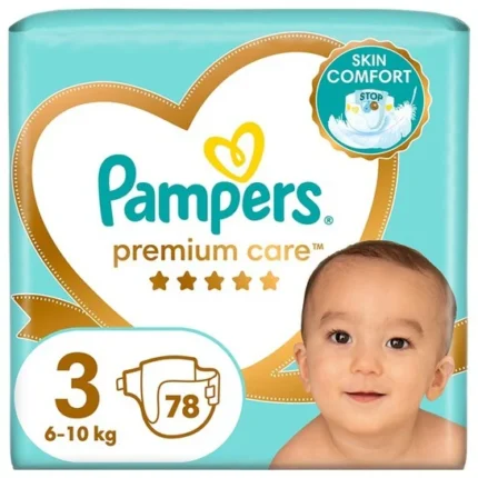 Pampers Πάνες με Αυτοκόλλητο Premium Care No. 3 για 6-10kg 78τμχ