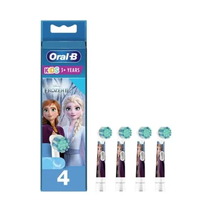 Oral-B Kids Frozen Παιδικές Ανταλλακτικές Κεφαλές Ηλεκτρικής Οδοντόβουρτσας 4Τμχ.