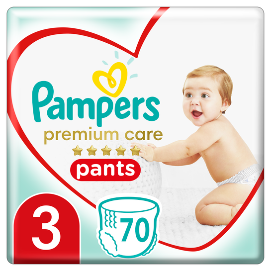 s3 (6) Pampers Premium Care Pants No 3 (6-11kg) Jumbo Πάνες-Βρακάκι 70Τμχ.
