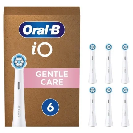 Oral-B iO Gentle Care Ανταλλακτικές Κεφαλές Ηλεκτρικής Οδοντόβουρτσας 6τμχ.